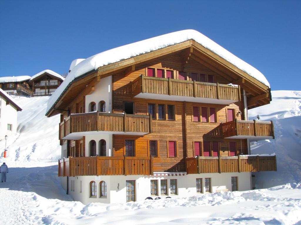 Ferienwohnung Haus Brunnen  Riederalp Exterior foto