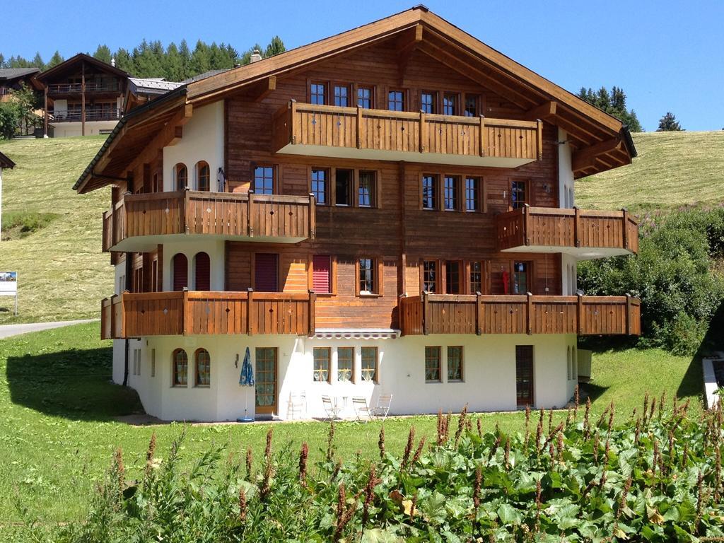 Ferienwohnung Haus Brunnen  Riederalp Exterior foto